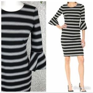 Calvin Klein Flounce Sleeve Dress | 4